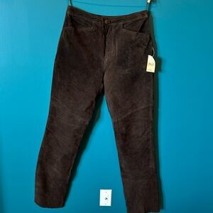 New with tags, suede pants, jeans, leather, excellent condition